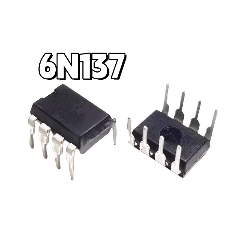ยี่ห้อใหม่ Original DIP8 High-Speed Light Lotus Root 6N137 EL6N137 A6N137 In-Line 8 Pins