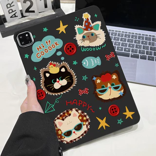 เคสสำหรับ For iPad 10.2''(2021/2020/2019) 10.9''(2022) 11''(2025) เคสป้องกันด้านหลังแบบบางและน้ำหนักเบา Mini 7 6 5 4 3 2