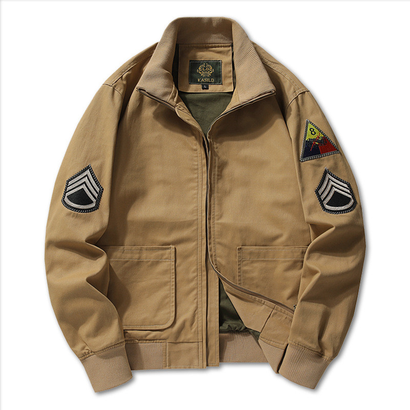 Furious Tank ผู้ชายฤดูใบไม้ร่วง M1942 Retro Workwear แจ็คเก็ต MA1 Air Force Pilot Jacket ทหารเบสบอลแ