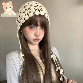 หมวกโครเชต์แฮนด์เมด สไตล์บางเบาน่าสวมใส่ เหมาะสำหรับผู้หญิง