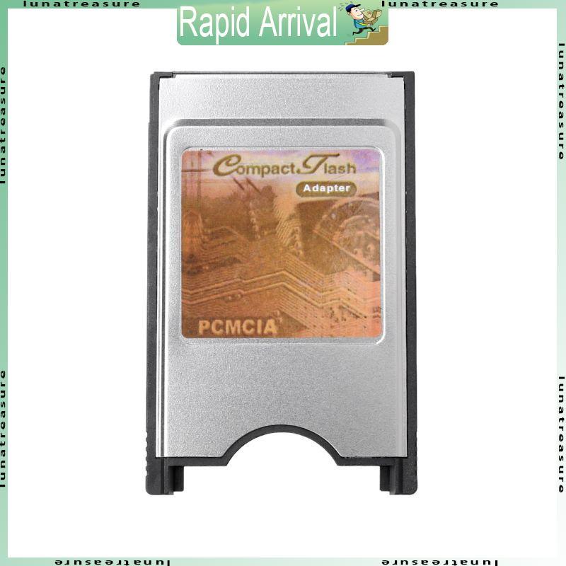 Lun Compactflash Card CF to PC PCMCIA Interface Adapter Card Reader สําหรับแล็ปท็อป