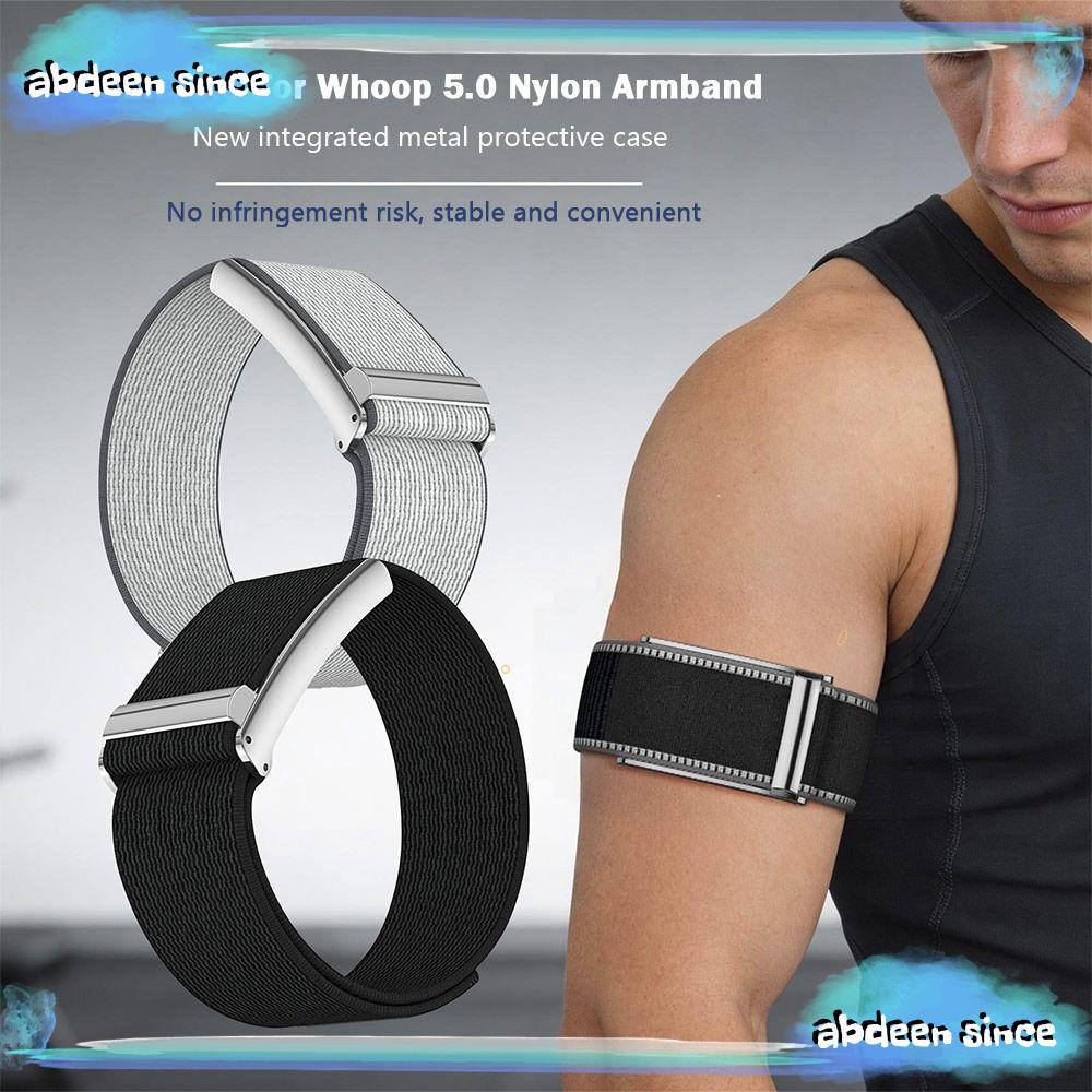 ABDEENSINCE ยืดหยุ่น Sport Band, ไนลอนกันกระแทกฟิตเนส Tracker สายรัด, Breathable ปรับ Scratch-proof 