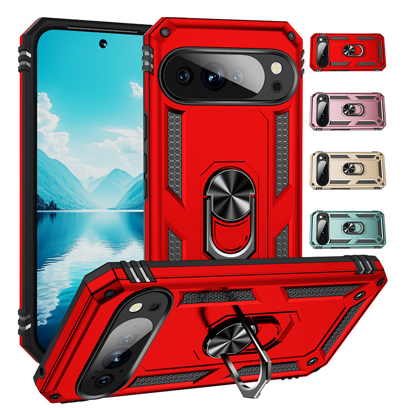 สําหรับ Google Pixel 10 / 10 Pro / 10 Pro XL เกราะสําหรับงานหนักเกรดทหารเคสป้องกันพร้อมขาตั้งแหวน