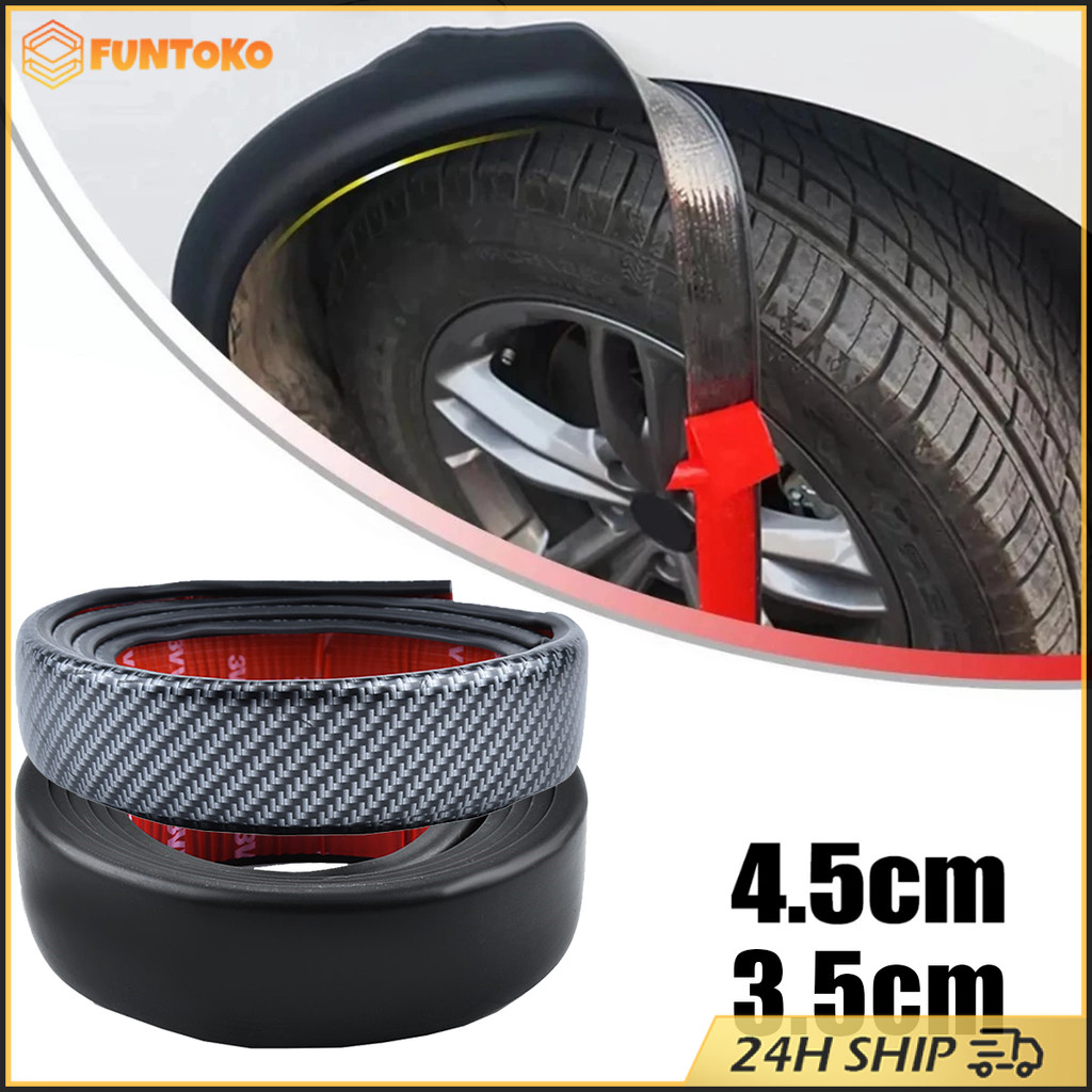 สินค้ามีคุณภาพ ยาว 1.5เมตร คิ้วยางรถยนต์ ป้องกันการชนกัน กันกระแทก สําหรับติดขอบล้อรถยนต์