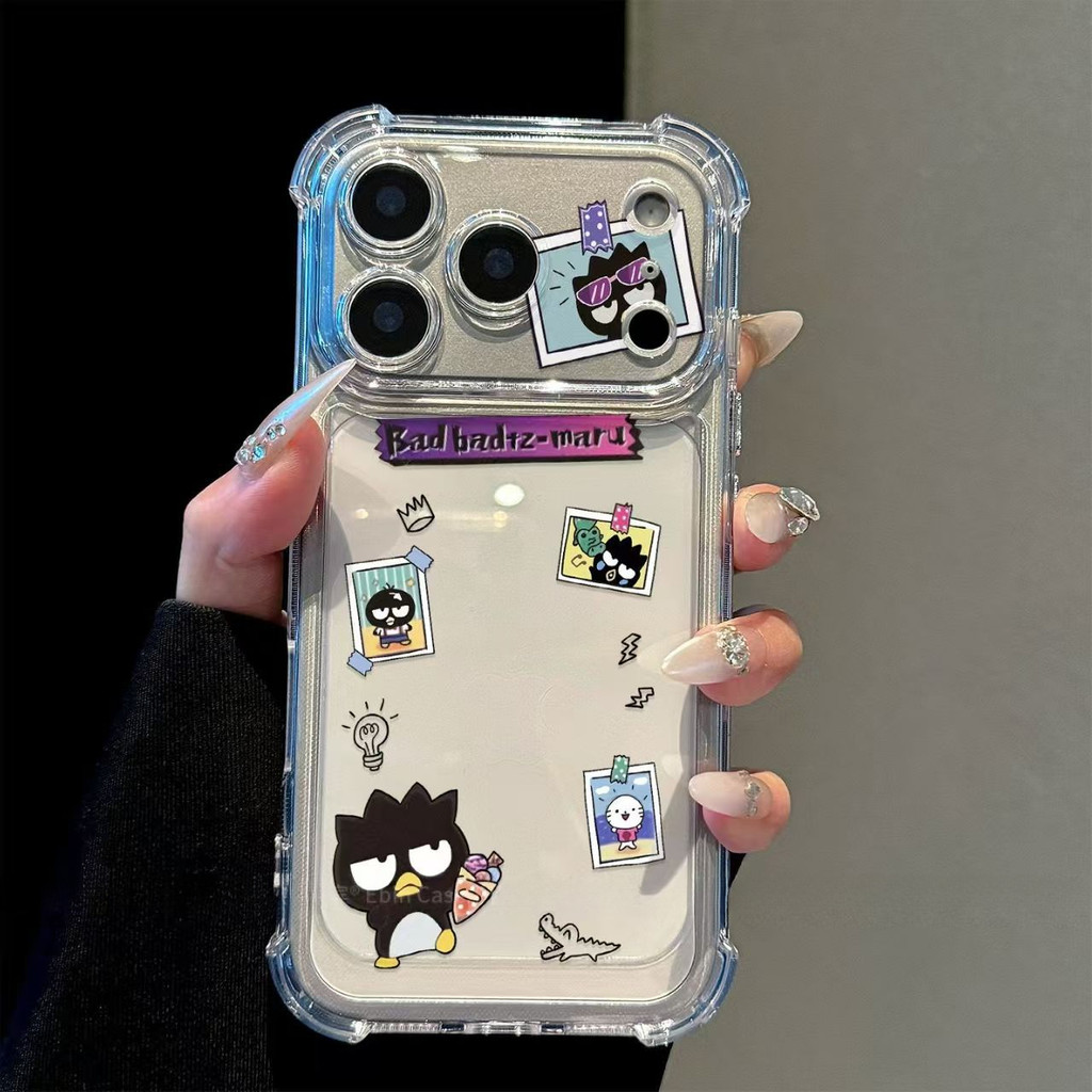 💖Quick-กันกระแทกสี่มุม เคสไอโฟน iPhone 17ProMax 16 ProMax 17 Air 15/14 Pro 14 Plus 13 12 11-ZRQSJFSTKK106
