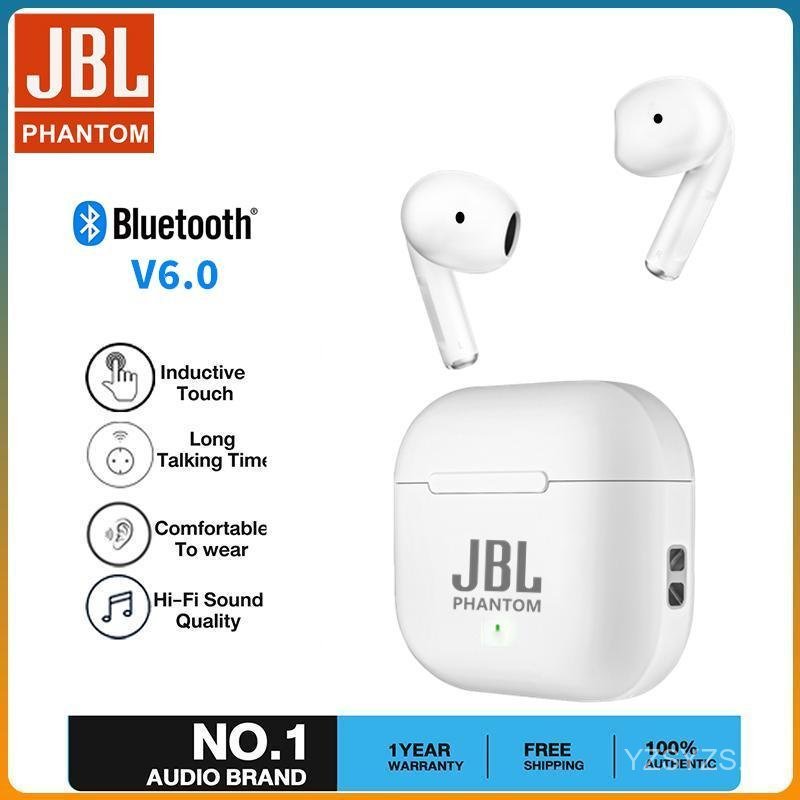 JBL PHANTOM LP45 หูฟังไร้สาย True เสียงสเตอริโอไฮไฟบลูทูธ 5.4 หูฟังพร้อมไมโครโฟนสําหรับ Android IOS