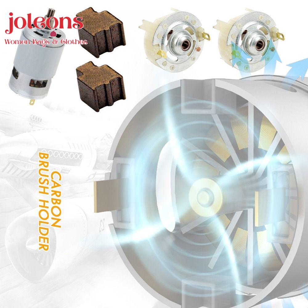 JOLEONS ที่ใส่แปรงคาร์บอน, 2 รูปแบบ RS775 มอเตอร์ไฟฟ้าลิเธียม, อุปกรณ์เสริมพลาสติก 12-25V สว่านชาร์จ