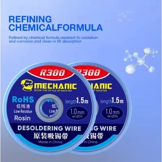 ลวดซับตะกั่ว แท้ MECHANIC R300 2015 ขนาด2.0มม 1515ขนาด1.5มม 2520ขนาด2.5มม(อันละ)