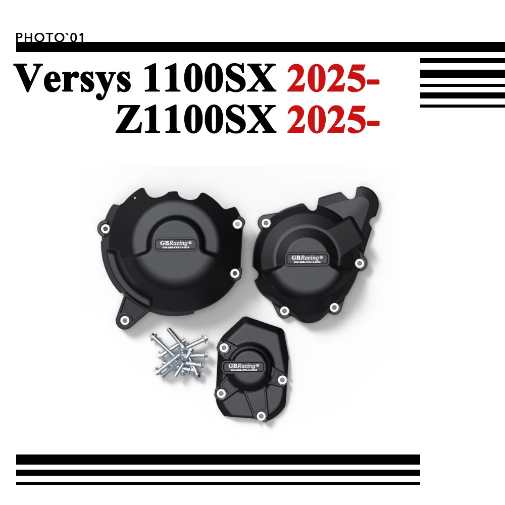 PSLER ฝาครอบป้องกันเครื่องยนต์ ป้องกันการชน สําหรับ KAWASAKI Z1100SX VERSYS 1100 VERSYS1100 2025 202