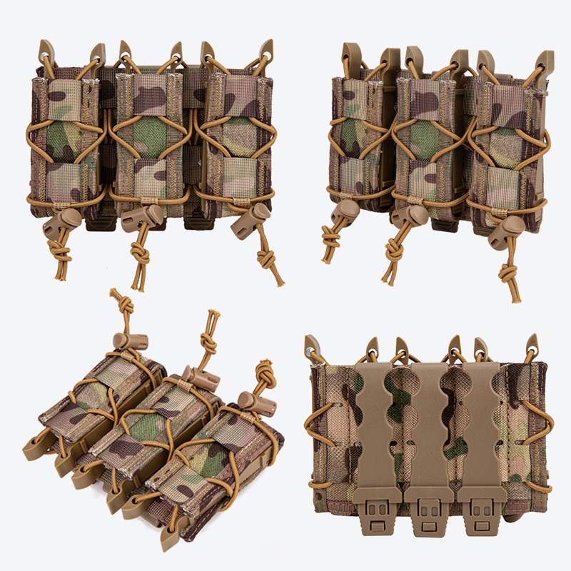 เสื้อกั๊กทหาร MOLLE กันกระสุน รองรับ Tiger Short 9mm พร้อมฟังก์ชันดึงไว ไฟฉายเสริม