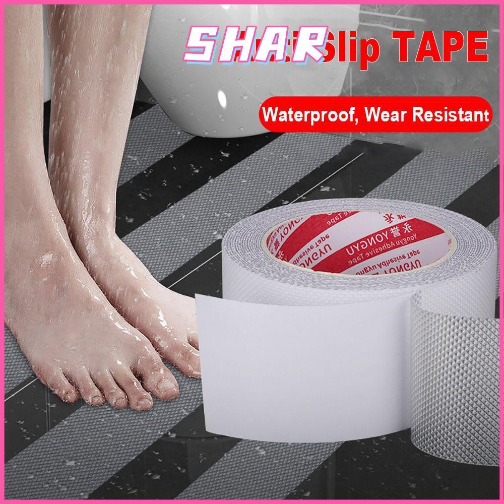 SHAR เทป PEVA 5 เมตร/ม้วน,เทปกันลื่นพื้นกาวที่แข็งแกร่ง,ห้องครัวกันน้ําบ้านบันได Grip สติกเกอร์