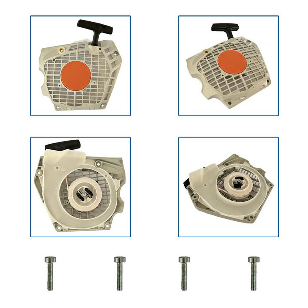 [ใหม่] 1147-080-2101 เลื่อยโซ่สตาร์ทเข้ากันได้กับ MS500i และ MS500-R