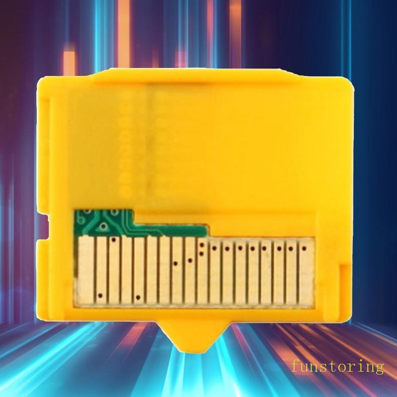 FUN สีเหลือง TF สิ่งที่แนบมา MASD-1 กล้อง TFXD การ์ดแทรกอะแดปเตอร์ 25x22x2 มม.