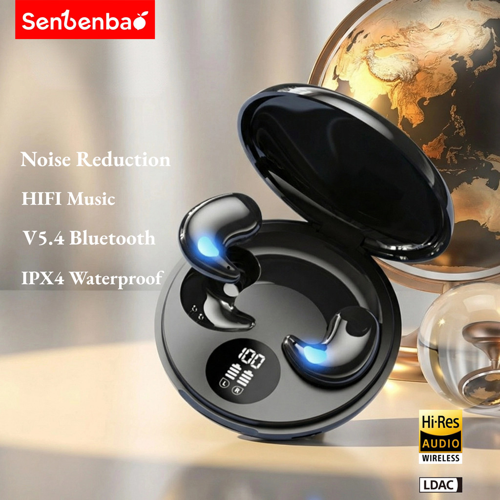 SENBENBAO Y29 TWS ENC หูฟังไร้สายนอนหลับที่มองไม่เห็นหูฟังบลูทูธกีฬาชุดหูฟังสเตอริโอชาร์จไร้สาย
