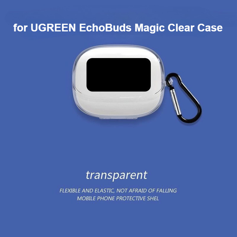 for UGREEN EchoBuds Magic Case Suitable for UGREEN EchoBuds Magic Clear Soft Case Protective Cover for UGREEN EchoBuds Magic Clear Screen Soft Film