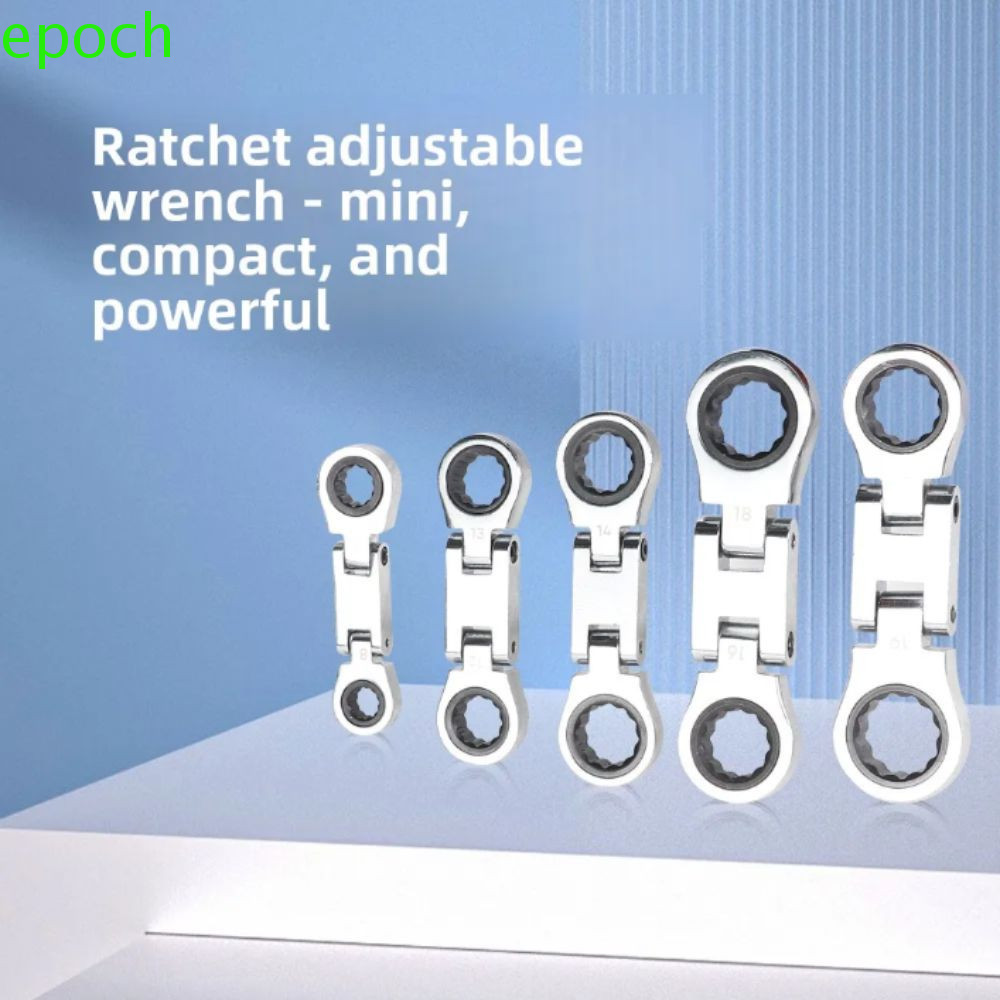 EPOCH ชุดประแจขนาดเล็ก, กลไกการวงล้อขนาดเล็กประแจวงล้อ Flex-Head Design แบบพกพา Stubby Design Stubby ประแจชุด DIY โครงการ