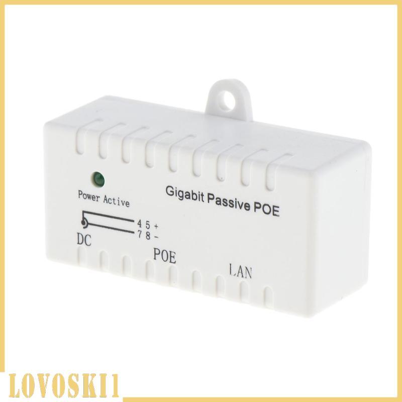 [Lovoski1] Gigabit Passive Power Over Ethernet POE หัวฉีดสําหรับขั้วต่อ 2.1 มม. x 5.5