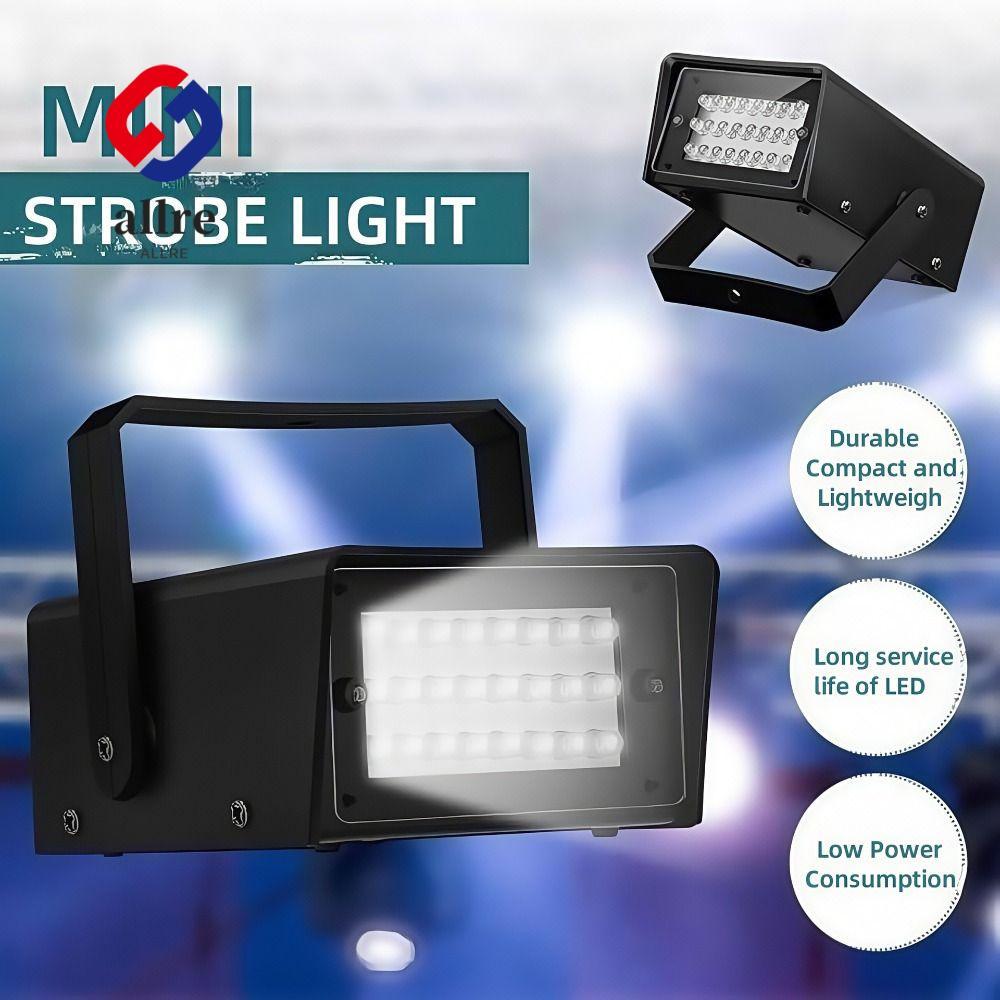 ALLRE Strobe Party Lights, 24LED Super Bright LED Strobe Light, Professional ปรับแฟลชเวที Light Part