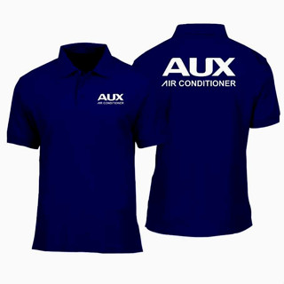 2026 AUX Baju เสื้อโปโล Air Conditioner Collar Shirt ผ้าฝ้าย…
