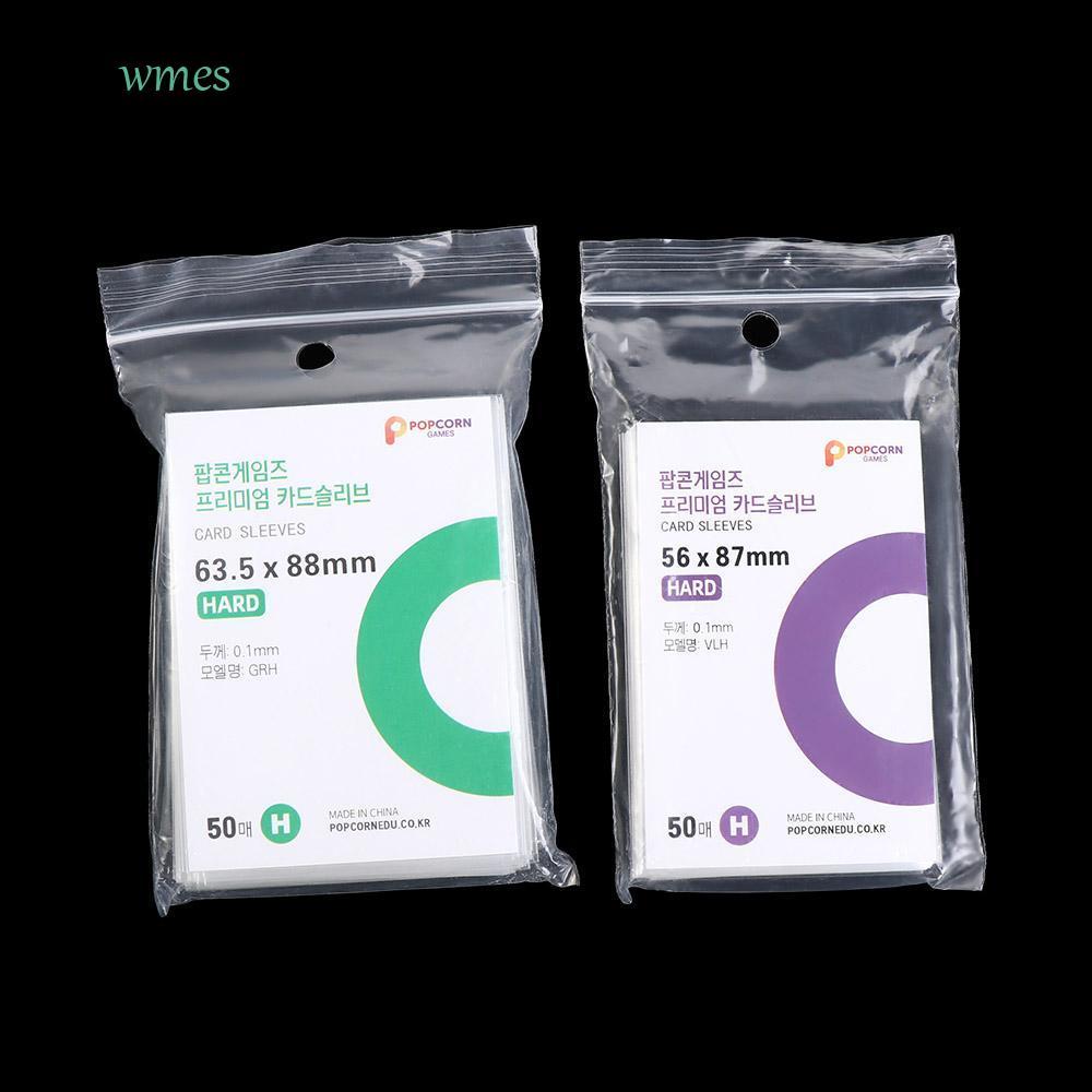 WMES1ZA เกาหลีปลอกการ์ด,กรดฟรี Ultra-thin Clear Photo Card Sleeve,HD เกม FootBall Card Holder ทนต่อก