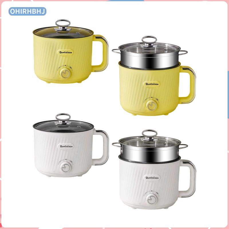 [ohirhbhj] กระติกน้ําร้อนไฟฟ้าสํานักงานมัลติฟังก์ชั่น ไม่ติด ปรับได้ 2 การตั้งค่าอุณหภูมิ Mini Ramen