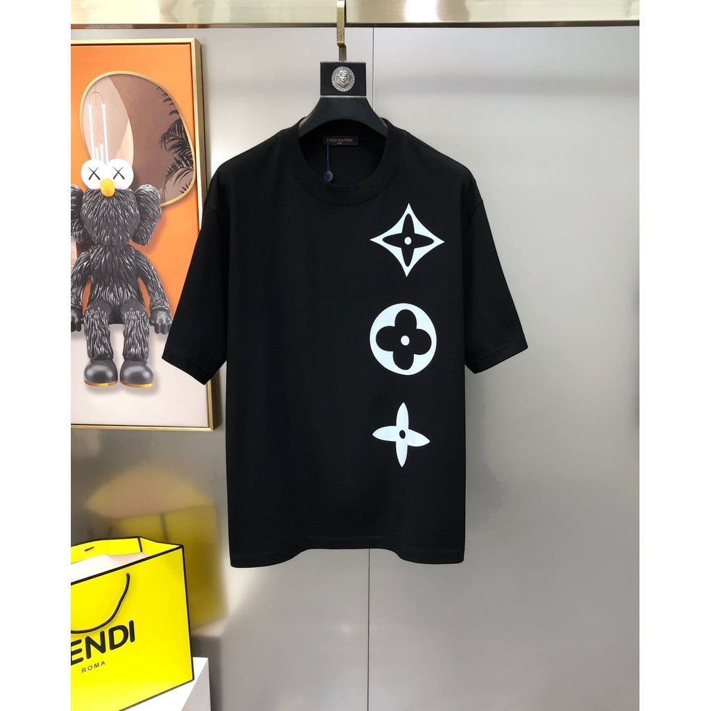 LO% UIS VU & ITTON/L @ V2026 Star คลาสสิกรอบคอแขนสั้นเสื้อยืดผู้ชายผู้หญิง Co-Branded Contrast สีหนา