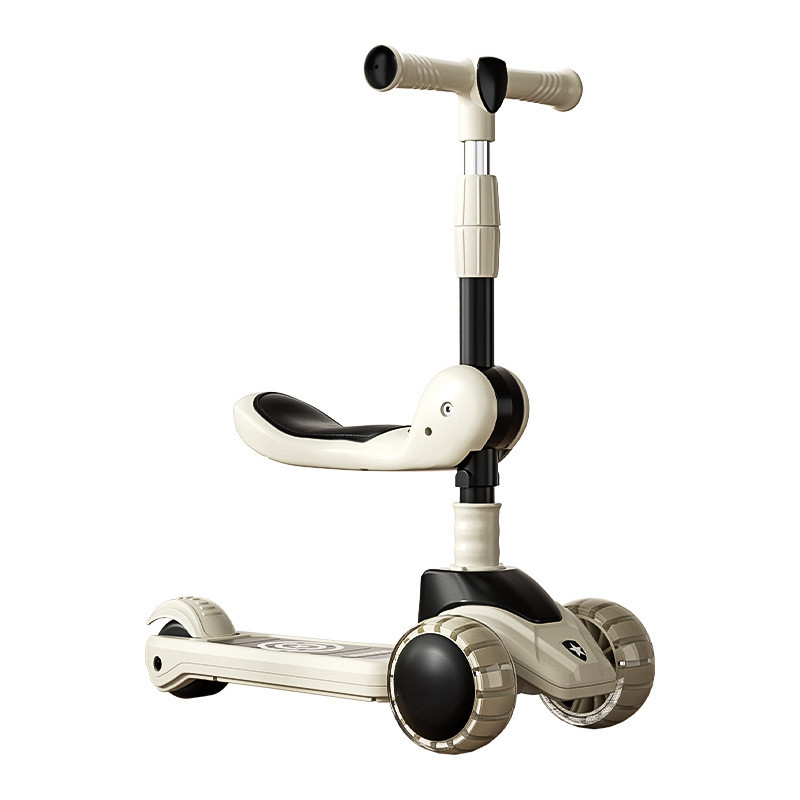 สกู๊ตเตอร์เด็ก รุ่นใหม่ 3 in 1 นั่ง-เล่นได้ สำหรับเด็ก 2-8 ขวบ รถลื่นอเนกประสงค์