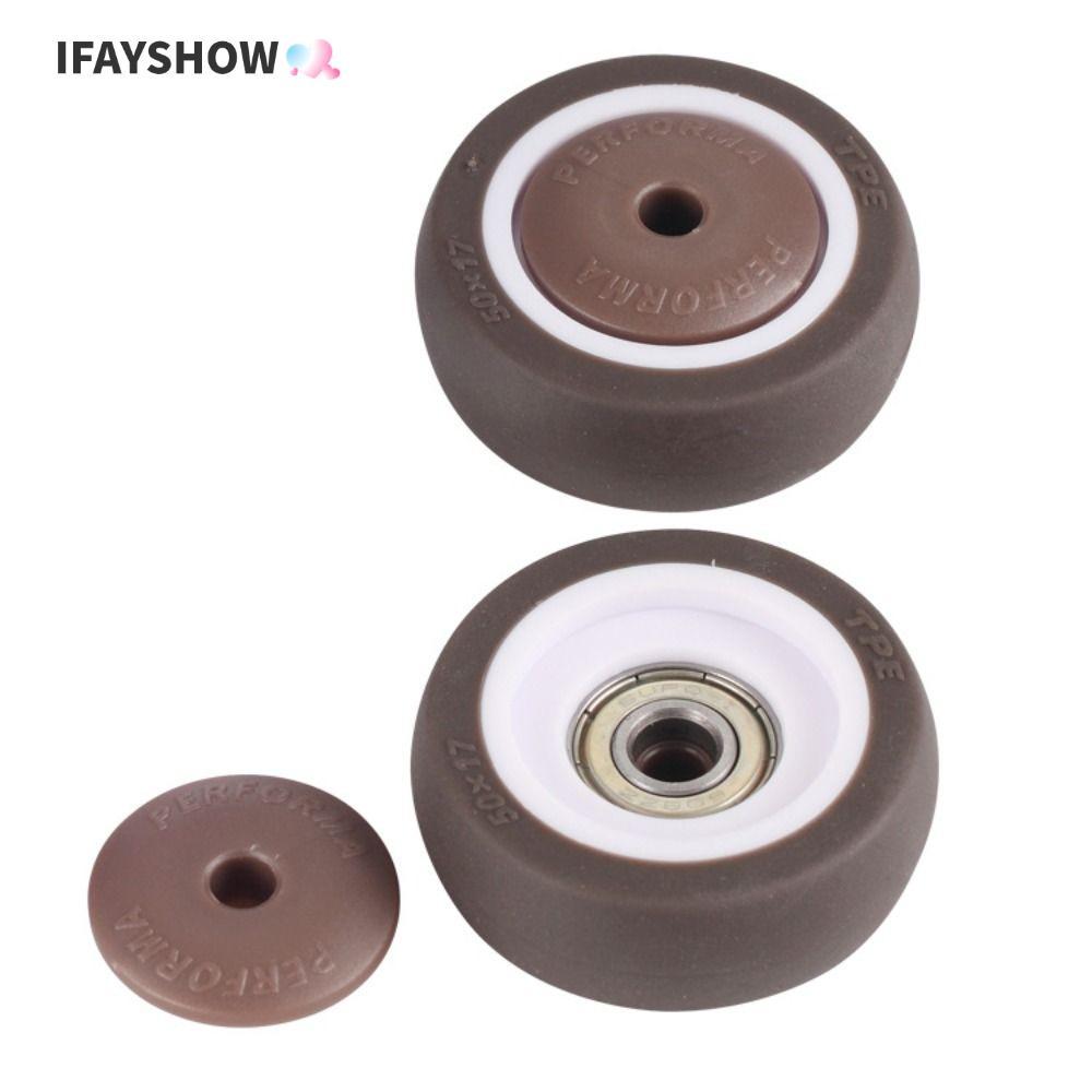 IFAYSHOW ล้ออะไหล่เปลี่ยนกระเป๋าเดินทาง ยางล้อ TPR เงียบ เคลือบล้อ