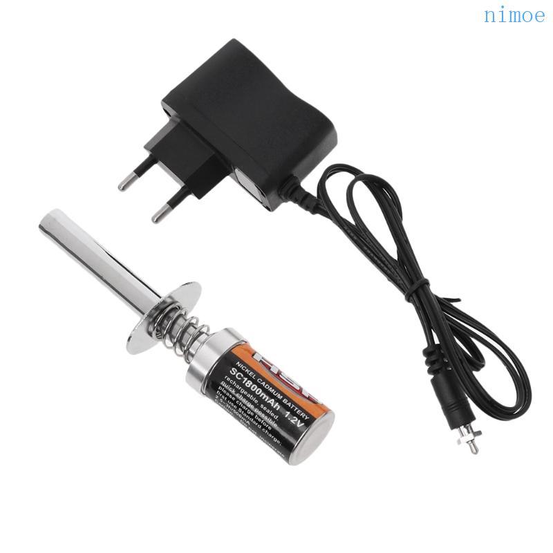 Nio Glow Plug Starter Charger สําหรับเครื่องยนต์ Gas Nitro 1 10 1 8 RC Car