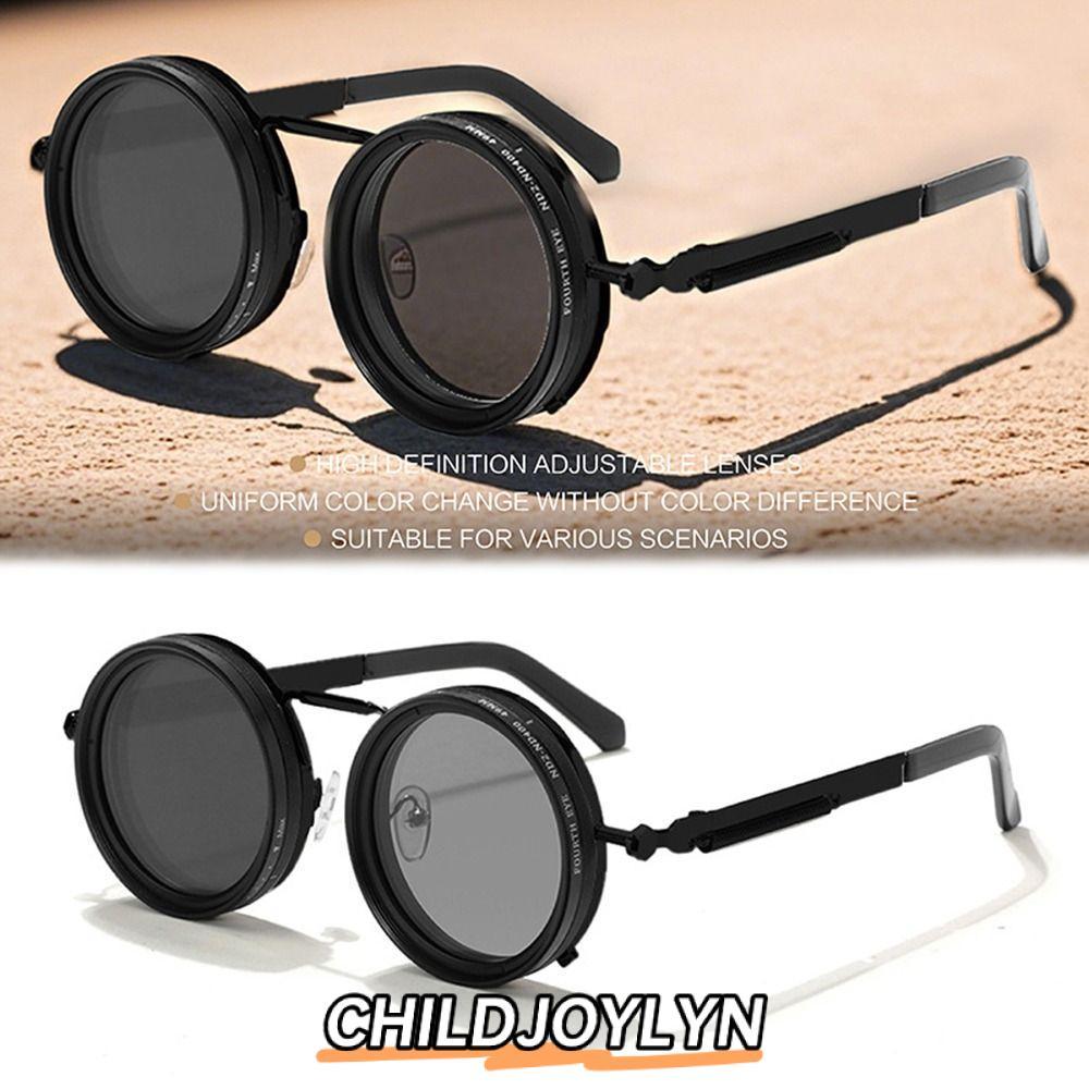 CHILDJOYLYN แว่นกันแดดปรับแสงได้ 9 ระดับ พร้อมฟิลเตอร์ UV400 เหมาะสำหรับกิจกรรมกลางแจ้ง