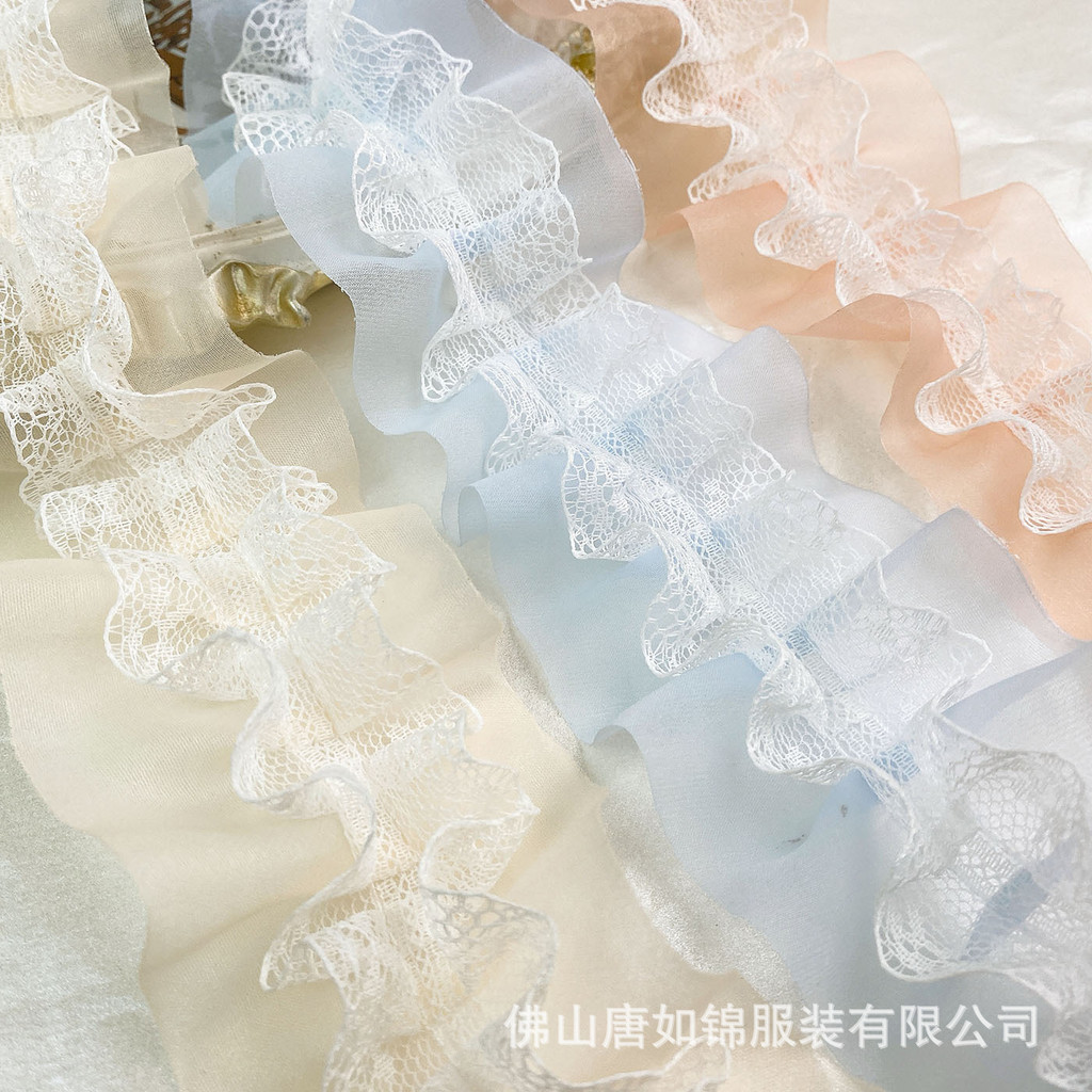 ลูกไม้ถัง   ลูกไม้ lolita โลลิต้า กระโปรง หมวก เสื้อผ้าเด็ก คอปก ข้อมือ DIY อุปกรณ์เสริม