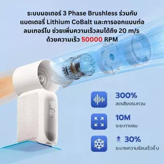 พัดลมพกพาขนาดเล็ก รุ่น X688 (Mini Turbo Fan) เป็นพัดลมมือถือพลังสูงที่โดดเด่นด้วยการปรับระดับความเร็วลมได้ถึง 100 ระดับ