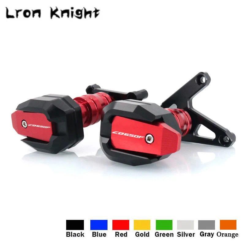 สำหรับ HONDA CB650F CB 650F 2014-2018 2017 2016 รถจักรยานยนต์ CNC ตกกรอบป้องกันตัวเลื่อนแฟริ่งยามแผ่