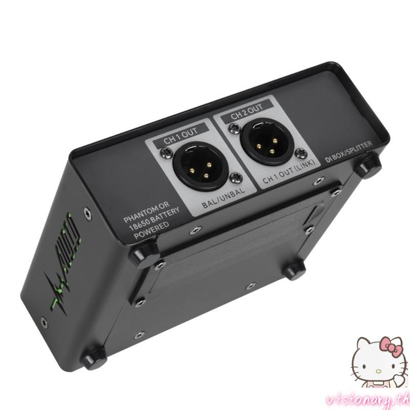 ประสิทธิภาพการมองเห็นของตัวแปลงสัญญาณ DI20 DI BOX สําหรับอุปกรณ์เสียงกําจัดเสียงรบกวนที่ลูปพื้นดินใน