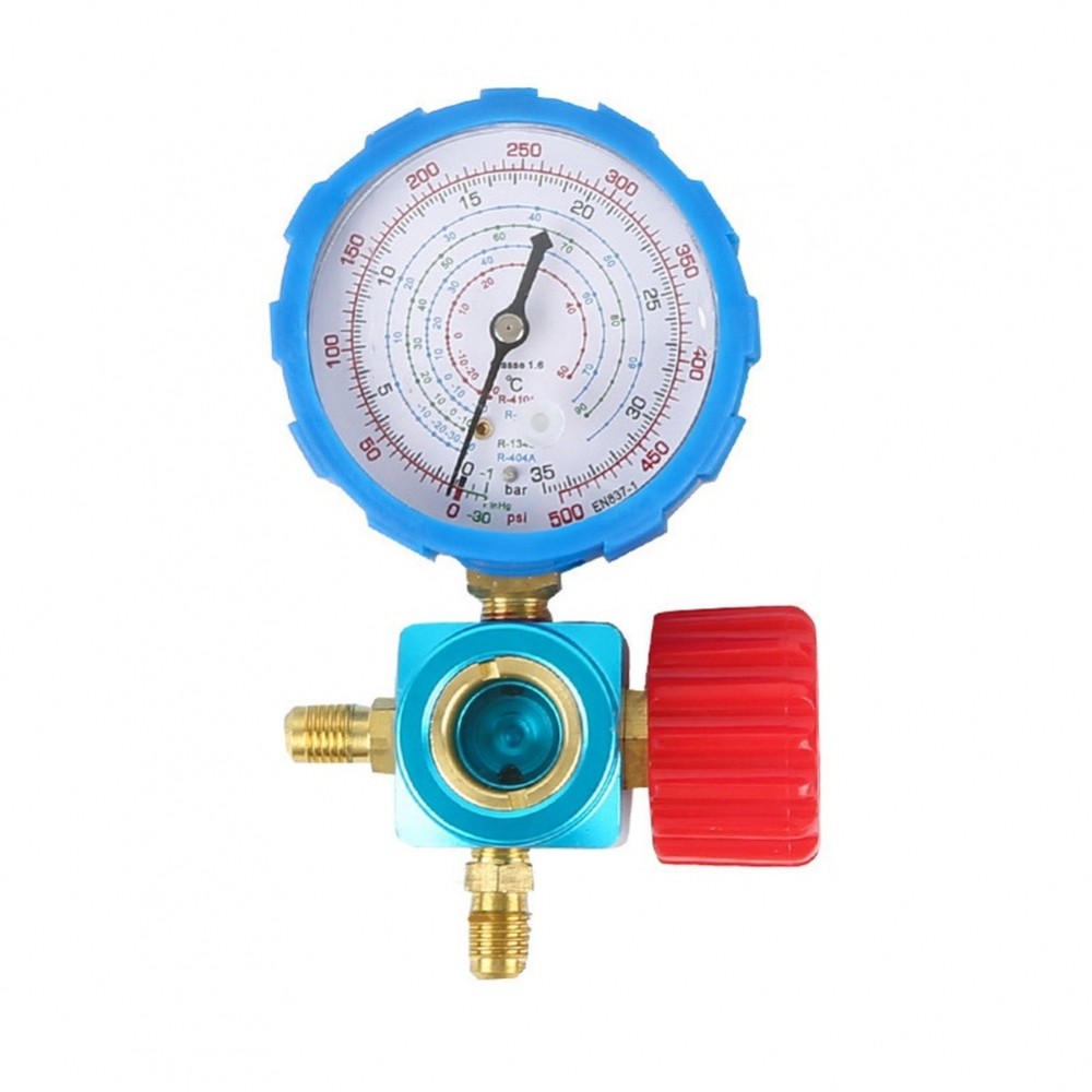 AC Refrigerant Gauge พร้อมกระจกสายตาเข้ากันได้กับ R22 R134a R410A R404A 35กก.