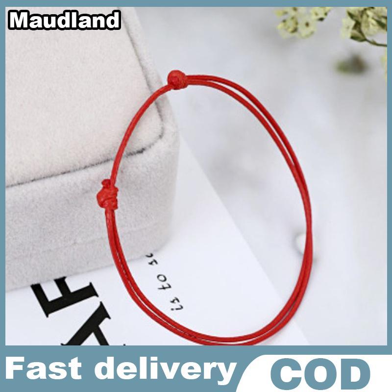 Mudland The simple Rope Anklets ทําด้วยมือเชือกปรับได้ผู้ชายและผู้หญิงสร้อยข้อมือเครื่องประดับขาโซ่ 
