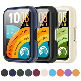 Hard PC/เคสTPUแบบนุ่มพร้อมฟิล์มสําหรับSmartwatch Huawei Band 11/11 Pro Anti Goresฝาครอบกระจกนิรภัยป้องกันหน้าจอกันชนสําหรับHuawei Band 11