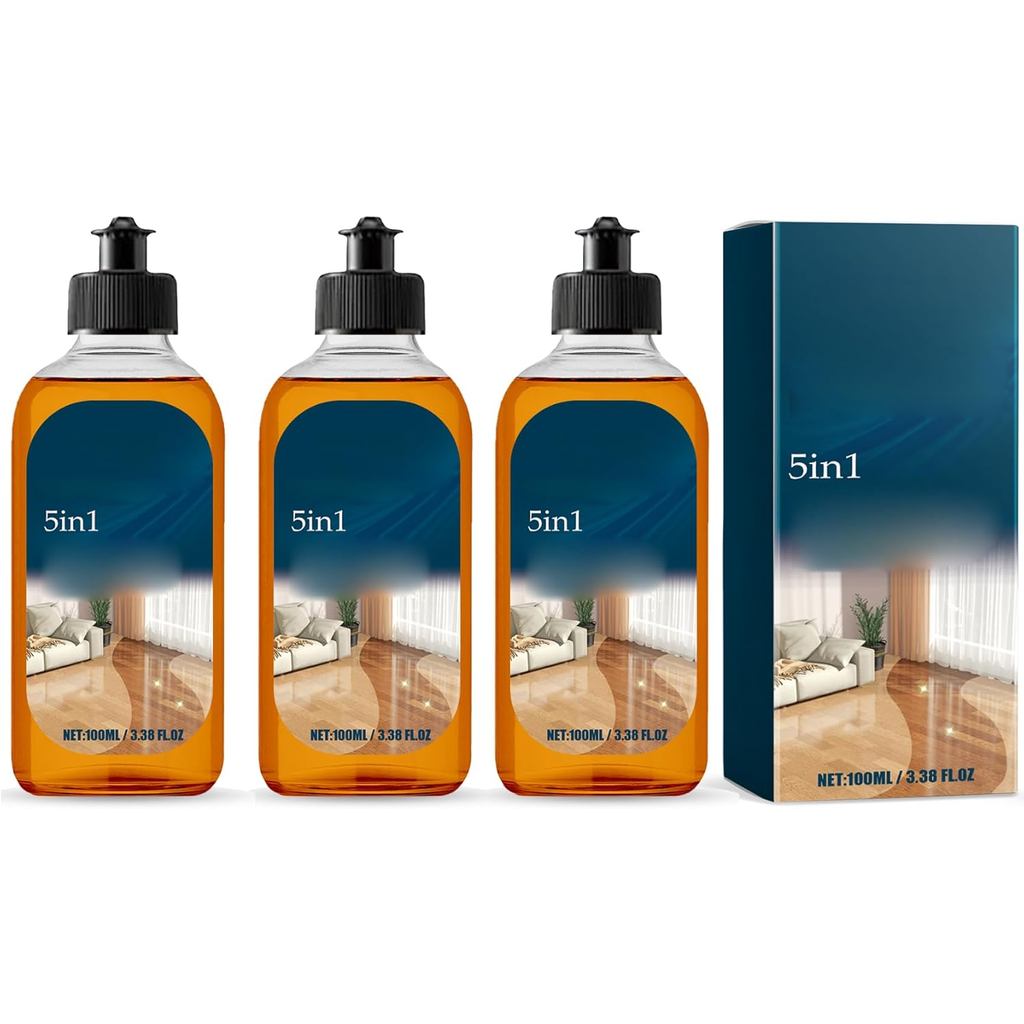 5 in 1 Floor Cleaner, Wood Cleaner Stain Remover, Tile Floor Cleaner, Long-Lasting Fragrance, for Ha