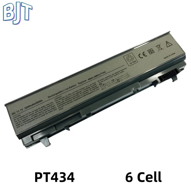 6Cell New PT434 Laptop Battery for Dell Precision M2400 M4400 M4500 M6400 M6500 Latitude E6410 E6510