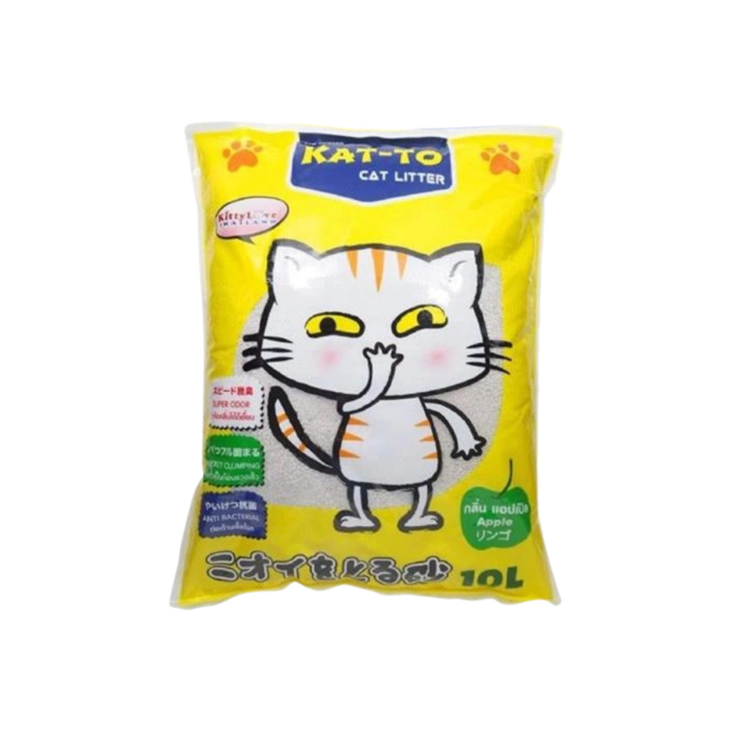 KAT-TO Cat Litter แคทโตะ ทรายแมวเบนโทไนต์ จับตัวเป็นก้อน กลิ่นสะอาด ใช้งานง่าย ทรายแมว ขนาด 10 ลิตร รูปที่ 4