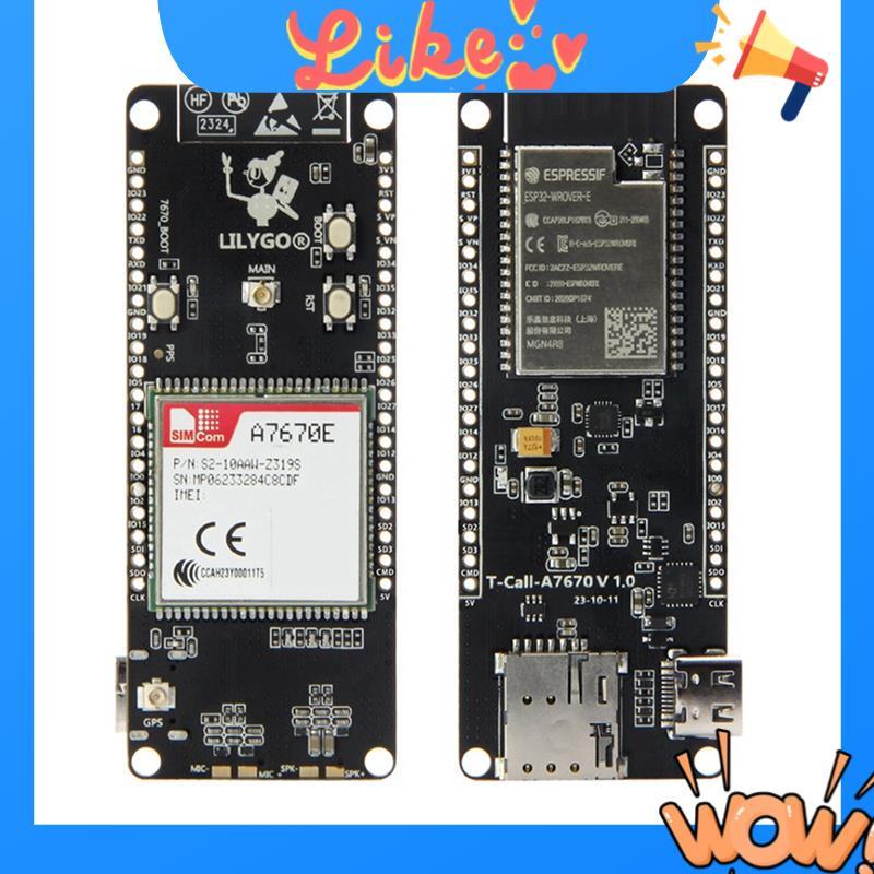 [Promote M] T-Call A7670 4G 2G บอร์ดพัฒนา A7670E LTE GSM เครือข่าย -WROVER-E WiFi โมดูลไร้สายบลูทูธ