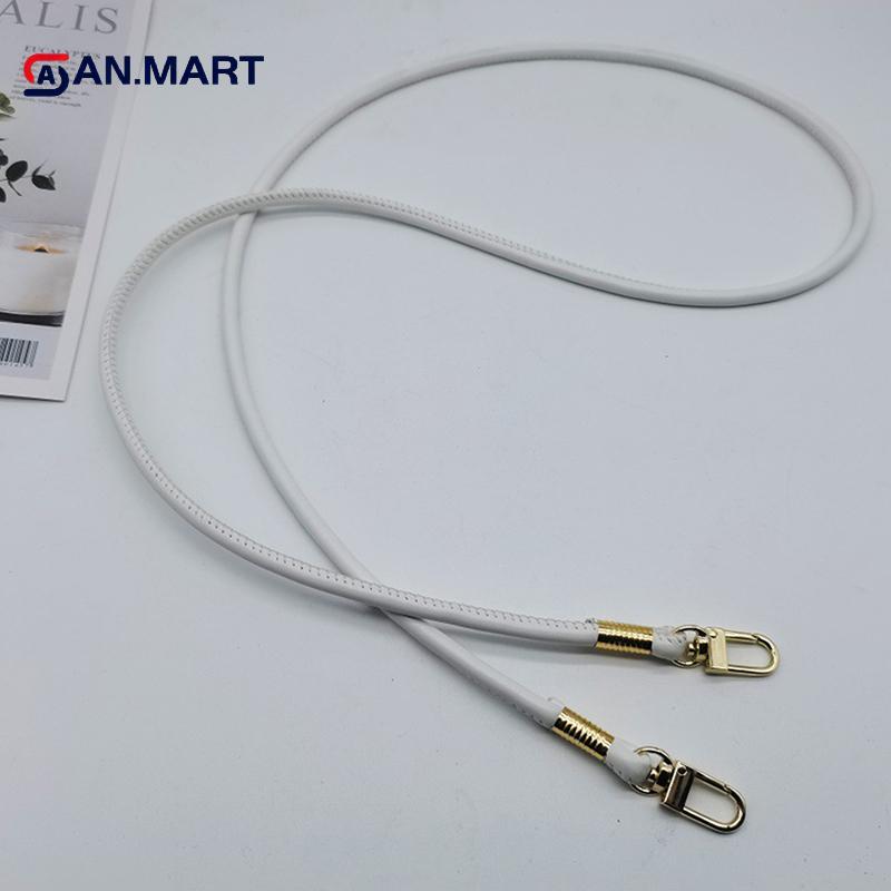 AN.MART Simple สีทึบหนังไหล่ Crossbody กระเป๋าสายคล้อง Anti Lost โทรศัพท์สําหรับ DIY กระเป๋าสายรัด M