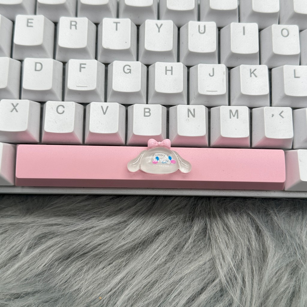DIY สาวน้อยน่ารัก Keycap 6.25u Spacebar Keycap คีย์บอร์ดแบบกลไกวันเกิด Keycap ของขวัญข้อเสนอ ราคา ถูกที่สุด ดีลบีเคเค แกลเลอรีภาพที่ 4