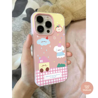 บ้านสุนัขการ์ตูน เมฆ ใหม่ 2 in1 ปกนุ่ม Redmi 9 15 13C 14C 9A A5 10 15C 12 12C A1 A2 A3 Note 14 11 12 8 13 10 Pro