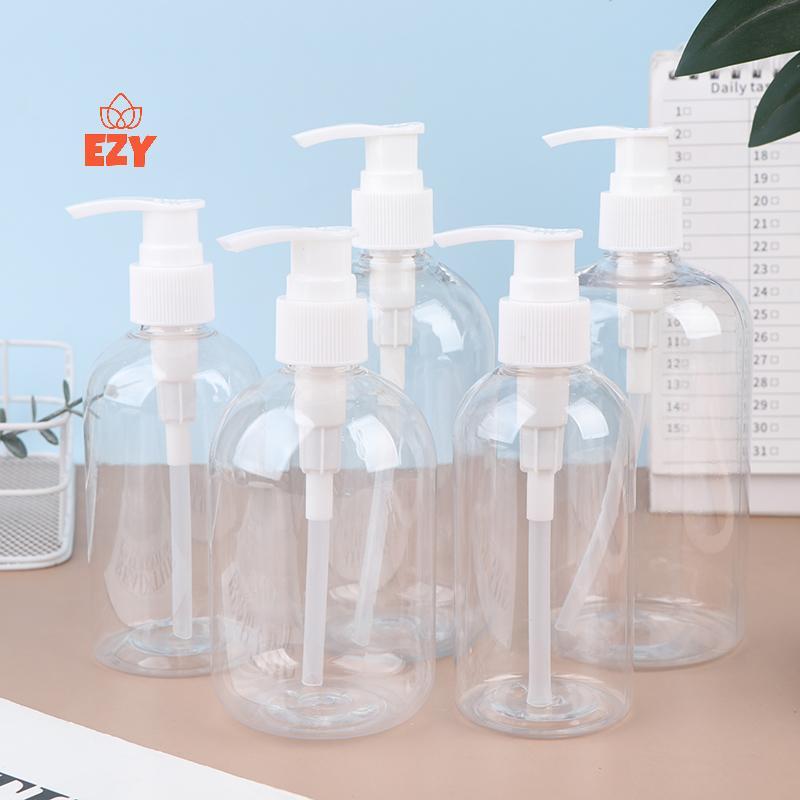 EZY 200-500ml แบบพกพาปั๊มเปล่าขวดกระบอกแชมพูโลชั่นทนทานรีฟิลคอนเทนเนอร์สําหรับสบู่เหลวใหม่
