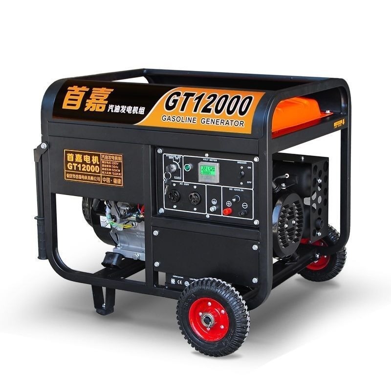 Gasoline Generator 220V Single Phase 3-12kW / 380V Three Phase 10kW 12kW Home Industrial Power