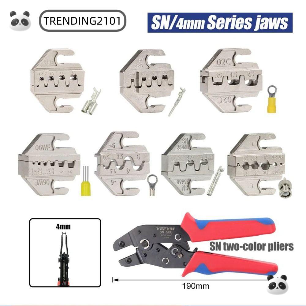 TRENDING CRIMPING คีมขากรรไกร, SN-2546B 02C Alloy SN CRIMPING คีมขากรรไกร, 48B 58B กว้าง 4 มม.06WF 2