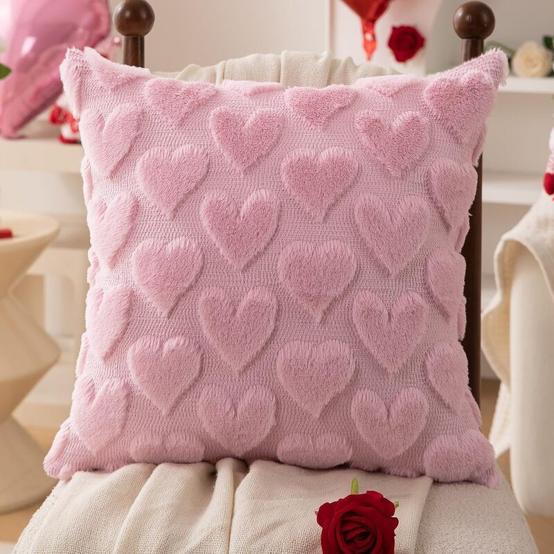 ปลอกหมอนขนสัตว์ Embroidery Heart thumbnail 7