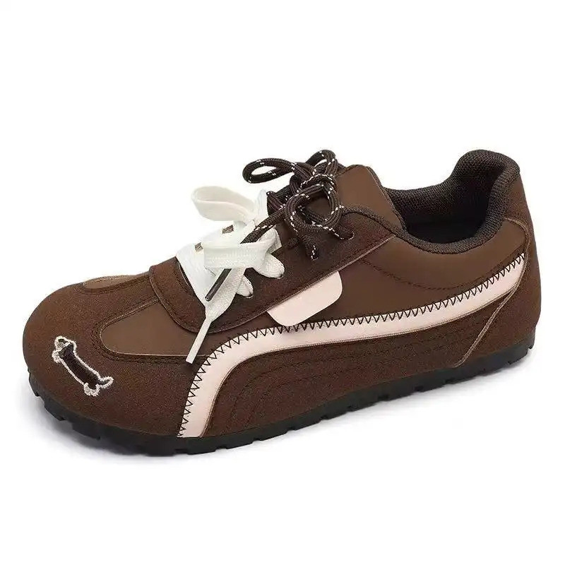 JSNB รองเท้าใหม่ยอดฮิต Shop Now! [ ลด 100 บาท ] รองเท้าผ้าใบ JSNB รองเท้าแฟชั่นสตรี รองเท้าหนังกลับ 