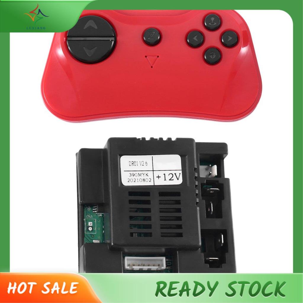 [luxiang.th] DR01 V2.6 390MYK 12V 2.4G รีโมทคอนโทรลบลูทูธและตัวรับสัญญาณสําหรับเด็กเปลี่ยนรถยนต์ไฟฟ้